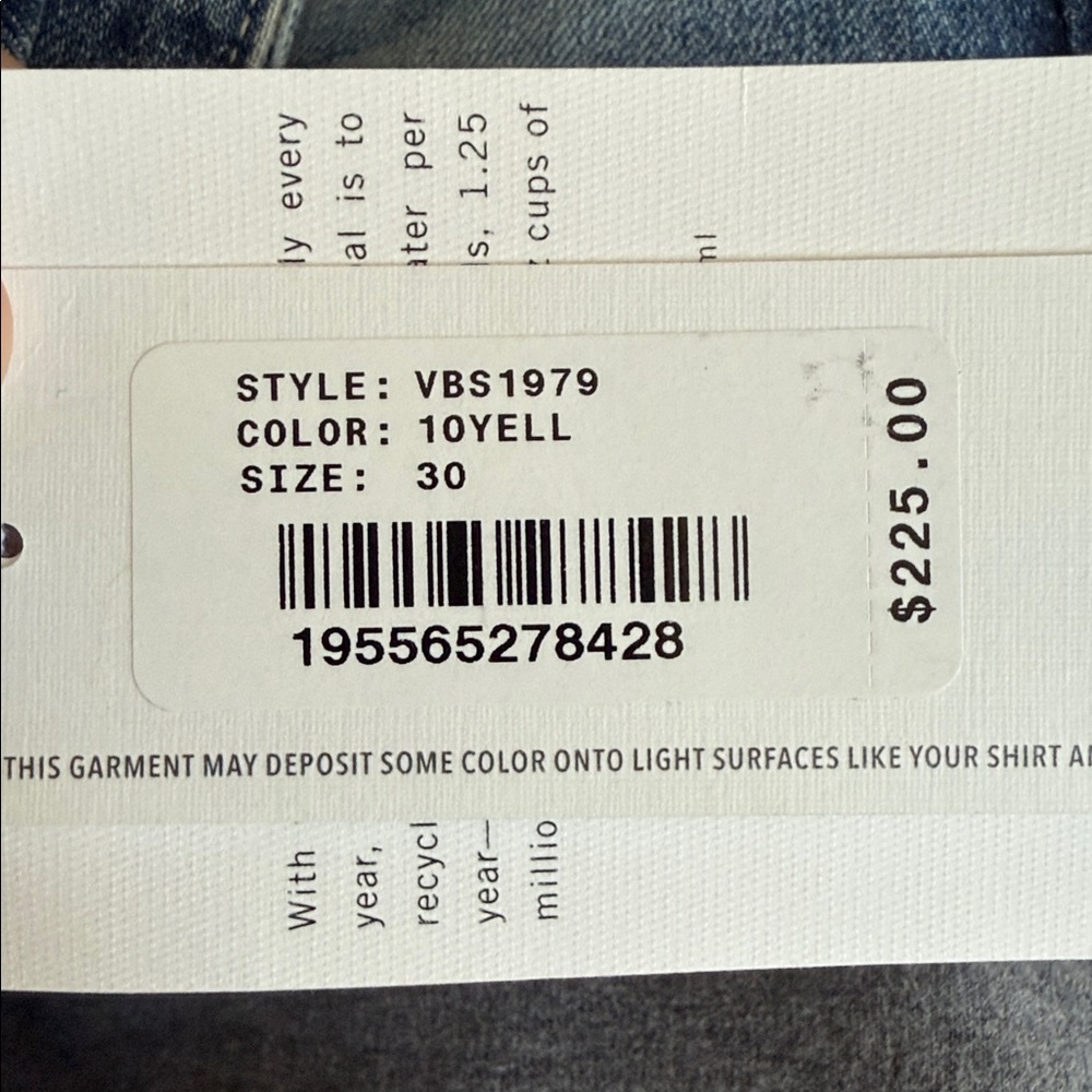 AG Adriano Goldschmied Alexxis Straight Jean, NWT, 30 - Picture 6 of 6